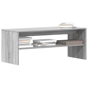 vidaXL Έπιπλο Τηλεόρασης Γκρι Sonoma 100x40x40cm από Επεξεργ. Ξύλο