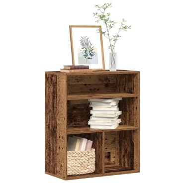 vidaXL Βιβλιοθήκη Παλαιό Ξύλο 60x30x71,5cm Επεξεργ. Ξύλο 1 τεμ.