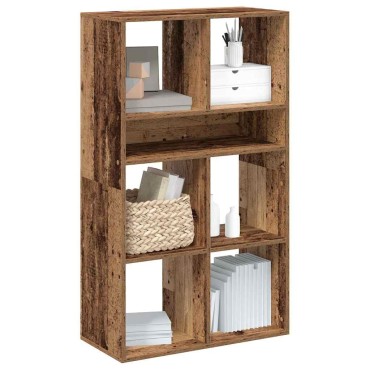 vidaXL Βιβλιοθήκη Παλαιό Ξύλο 66x31x112cm Επεξεργ. Ξύλο 1 τεμ.