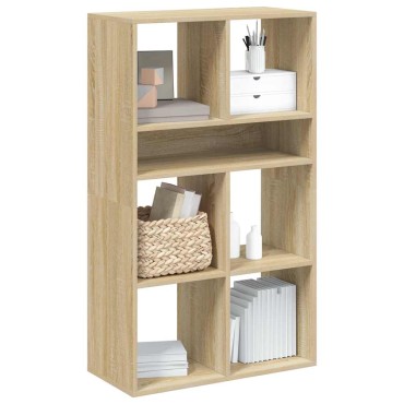 vidaXL Βιβλιοθήκη Χρώμα Sonoma Δρυς 66x31x112cm Επεξεργασμένο Ξύλο 1 τεμ.