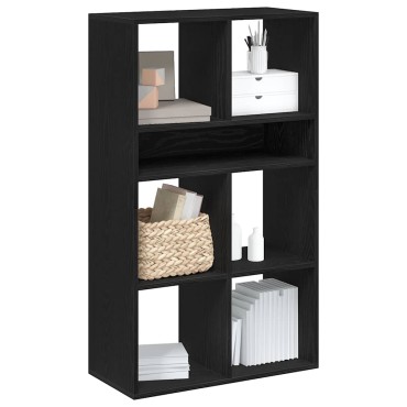 vidaXL Βιβλιοθήκη Μαύρη 66x31x112cm από Επεξεργασμένο Ξύλο 1 τεμ.