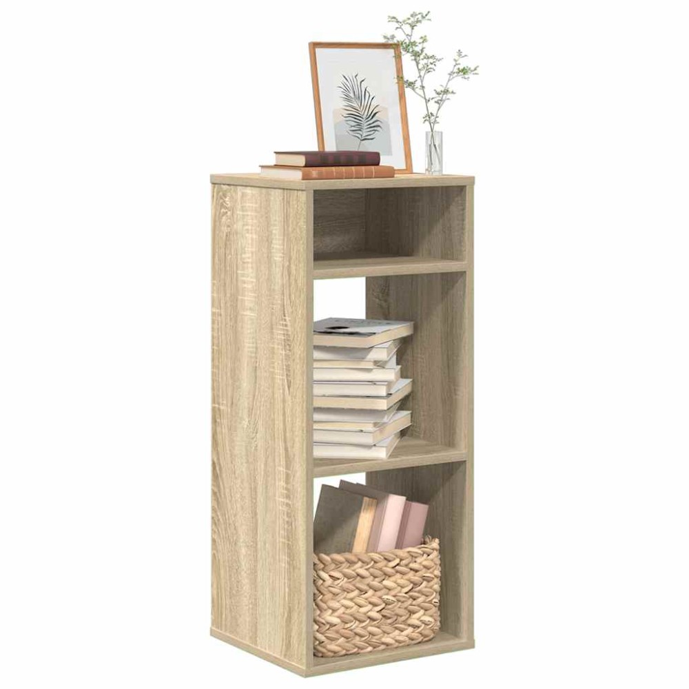 vidaXL Βιβλιοθήκη Χρώμα Sonoma Δρυς 34x31x80cm από Μοριοσανίδα 1 τεμ.