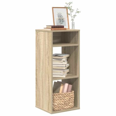 vidaXL Βιβλιοθήκη Χρώμα Sonoma Δρυς 34x31x80cm από Μοριοσανίδα 1 τεμ.