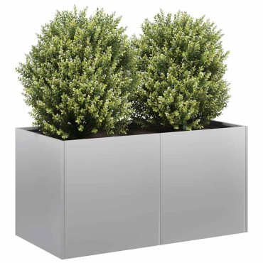 vidaXL Ζαρντινιέρα 80x40x40 εκ. από Γαλβανισμένο Ατσάλι