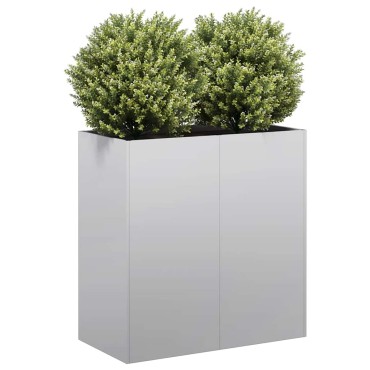 vidaXL Ζαρντινιέρα 80x40x80 εκ. από Γαλβανισμένο Ατσάλι