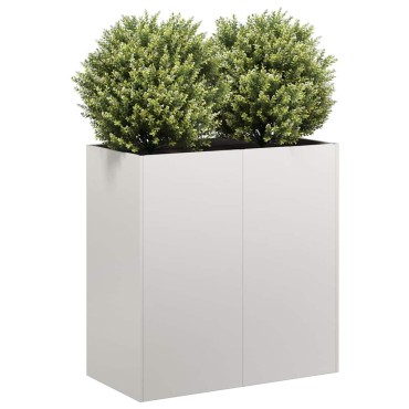 vidaXL Ζαρντινιέρα 80x40x80 εκ. από Ανοξείδωτο Ατσάλι