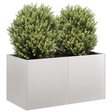 vidaXL Ζαρντινιέρα 80x40x40 εκ. από Ανοξείδωτο Ατσάλι