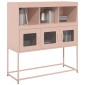 vidaXL Ντουλάπι Ροζ 100,5x39x107cm από Χάλυβα Ψυχρής Έλασης 1 τεμ.