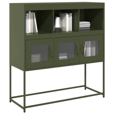 vidaXL Ντουλάπι Λαδί 100,5x39x107cm από Χάλυβα Ψυχρής Έλασης 1 τεμ.