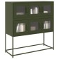 vidaXL Ντουλάπι Λαδί 100,5x39x107cm από Χάλυβα Ψυχρής Έλασης 1 τεμ.