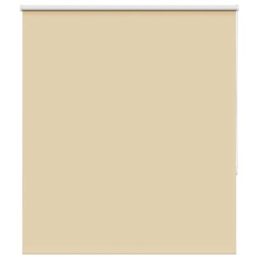 vidaXL Roller Blind Blackout Μπεζ 130x130 cm Πλάτος υφάσματος 126,6cm