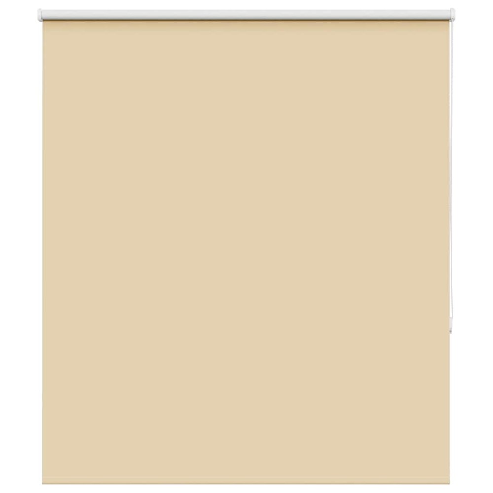 vidaXL Roller Blind Blackout Μπεζ 130x175 cm Πλάτος υφάσματος 126,6cm
