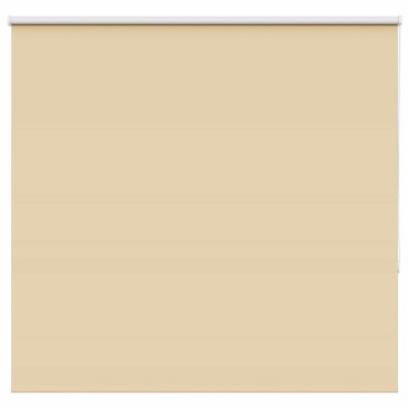 vidaXL Roller Blind Blackout Μπεζ 145x130 cm Πλάτος υφάσματος 141,6cm