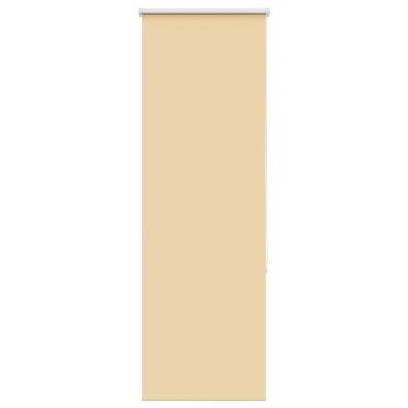 vidaXL Roller Blind Blackout Μπεζ 45x150 cm Πλάτος υφάσματος 40,7 cm