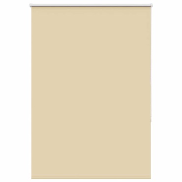 vidaXL Ρολέρ Μπλακάουτ Μπεζ 100x130 cm Πλάτος υφάσματος 95,7 cm