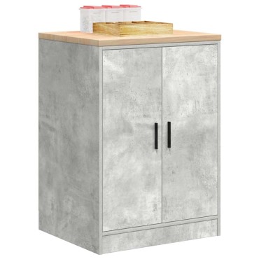 vidaXL ντουλάπι αποθήκευσης γκαράζ 60x51x85 εκ μασίφ ξύλο πεύκο