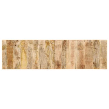 vidaXL κεφαλάρι μασίφ ακατέργαστο ξύλο Mango 180x1,5x50cm