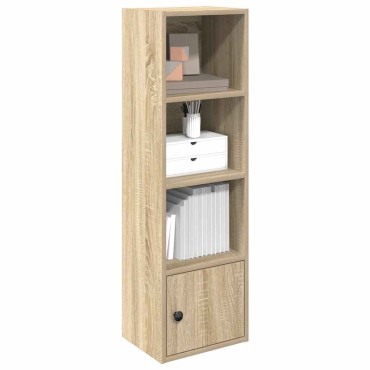 vidaXL Βιβλιοθήκη Sonoma Δρυς 31x24x102cm από Επεξεργασμένο Ξύλο 1 τεμ.