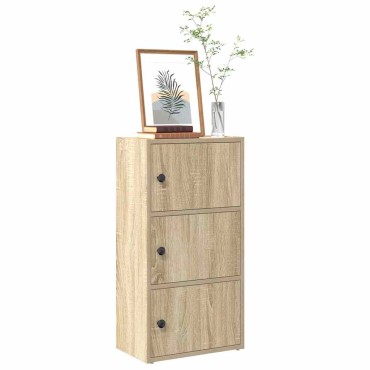 vidaXL Βιβλιοθήκη Sonoma Δρυς 40x24x77cm από Επεξεργασμένο Ξύλο 1 τεμ.