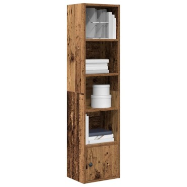 vidaXL Βιβλιοθήκη Όψη Παλαιού Ξύλου 31x24x127cm Επεξεργασμένο Ξύλο 1 τεμ.