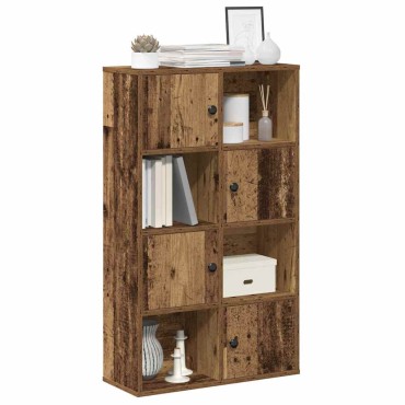 vidaXL Βιβλιοθήκη Όψη Παλαιού Ξύλου 60x24x101,5cm Επεξεργασμένο Ξύλο 1 τεμ.