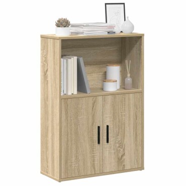 vidaXL Βιβλιοθήκη Sonoma Δρυς 60x24x85cm από Επεξεργασμένο Ξύλο 1 τεμ.