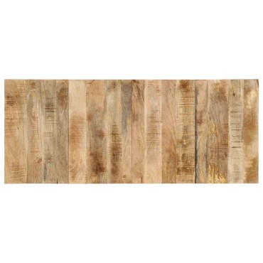 vidaXL κεφαλάρι μασίφ ακατέργαστο ξύλο Mango 200x1,5x80cm