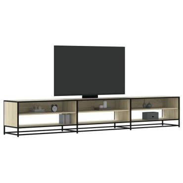 vidaXL Ντουλάπι τηλεόρασης Sonoma Oak 270x40x46cm Κατασκευασμένο ξύλο