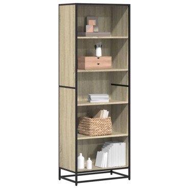 vidaXL Βιβλιοθήκη Sonoma Oak 60x35x170,5cm Ξύλινη κατασκευή 1 τεμ.