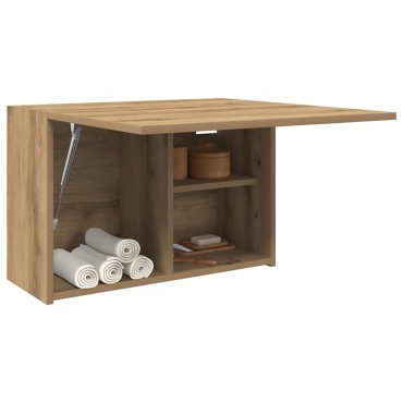 vidaXL Ντουλάπι τοίχου μπάνιου Artisan Oak Κατασκευασμένο ξύλο 60x25x40 cm 1 τεμ.