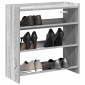 Ράφι παπουτσιών vidaXL Γκρι Sonoma 60x25x62cm Κατασκευασμένο ξύλο