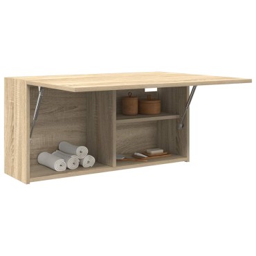 vidaXL Ντουλάπι τοίχου μπάνιου Sonoma Oak 80x25x40cm 1 τεμ.