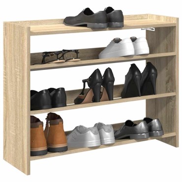 Ράφι παπουτσιών vidaXL Sonoma Oak 80x25x62cm Κατασκευασμένο ξύλο