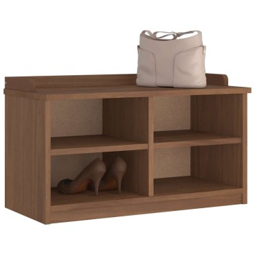 vidaXL Πάγκος διαδρόμου "SANDNES" 87x40x50cm Πεύκο μασίφ ξύλο 1 τεμ.