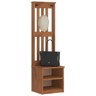 vidaXL Δέντρο χωλ "SANDENS" 45x40x159,5cmΠεύκο μασίφ ξύλο