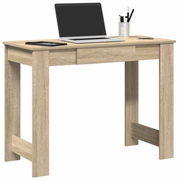 vidaXL Γραφείο Sonoma Δρυς 100x45x75cm από Επεξεργασμένο Ξύλο 1 τεμ.