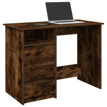 vidaXL Γραφείο Καπνιστή Δρυς 102x50x75cm από Επεξεργασμένο Ξύλο 1 τεμ.