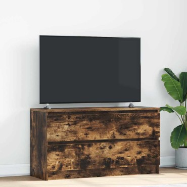 vidaXL Έπιπλο Τηλεόρασης Καπνιστή Δρυς 100x35x54cm Επεξεργ. Ξύλο