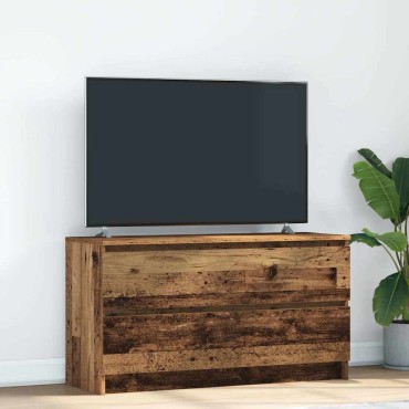 vidaXL Έπιπλο Τηλεόρασης Όψη Παλαιού Ξύλου 100x35x54cm Επεξ. Ξύλο
