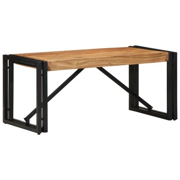 vidaXL Τραπεζάκι σαλονιού 80x40x35cm μασίφ ξύλο ακακίας 1 τεμ.