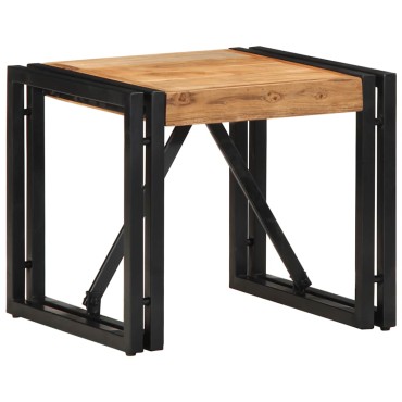 vidaXL Τραπεζάκι σαλονιού 40x40x35cm μασίφ ξύλο ακακίας 1 τεμ.