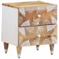 vidaXL Κομοδίνο 40x33,5x46cm μασίφ ξύλο Mango 1 τεμ.