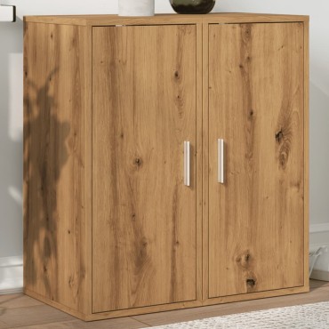 vidaXL Ντουλάπια παπουτσιών 2 τεμ Artisan Oak 32x35x70cm