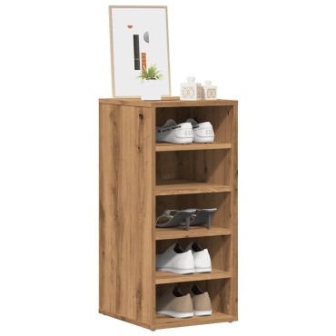 vidaXL Ντουλάπια παπουτσιών 2 τεμ Artisan Oak 32x35x70cm