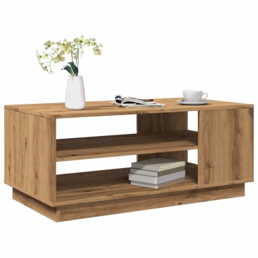 vidaXL Τραπεζάκι σαλονιού Artisan Oak 102x55x43cm Κατασκευασμένο ξύλο 1 τεμ.