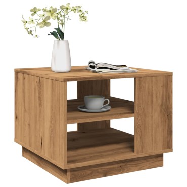 vidaXL Τραπεζάκι σαλονιού Artisan Oak 55x55x42cm Κατασκευασμένο ξύλο 1 τεμ.
