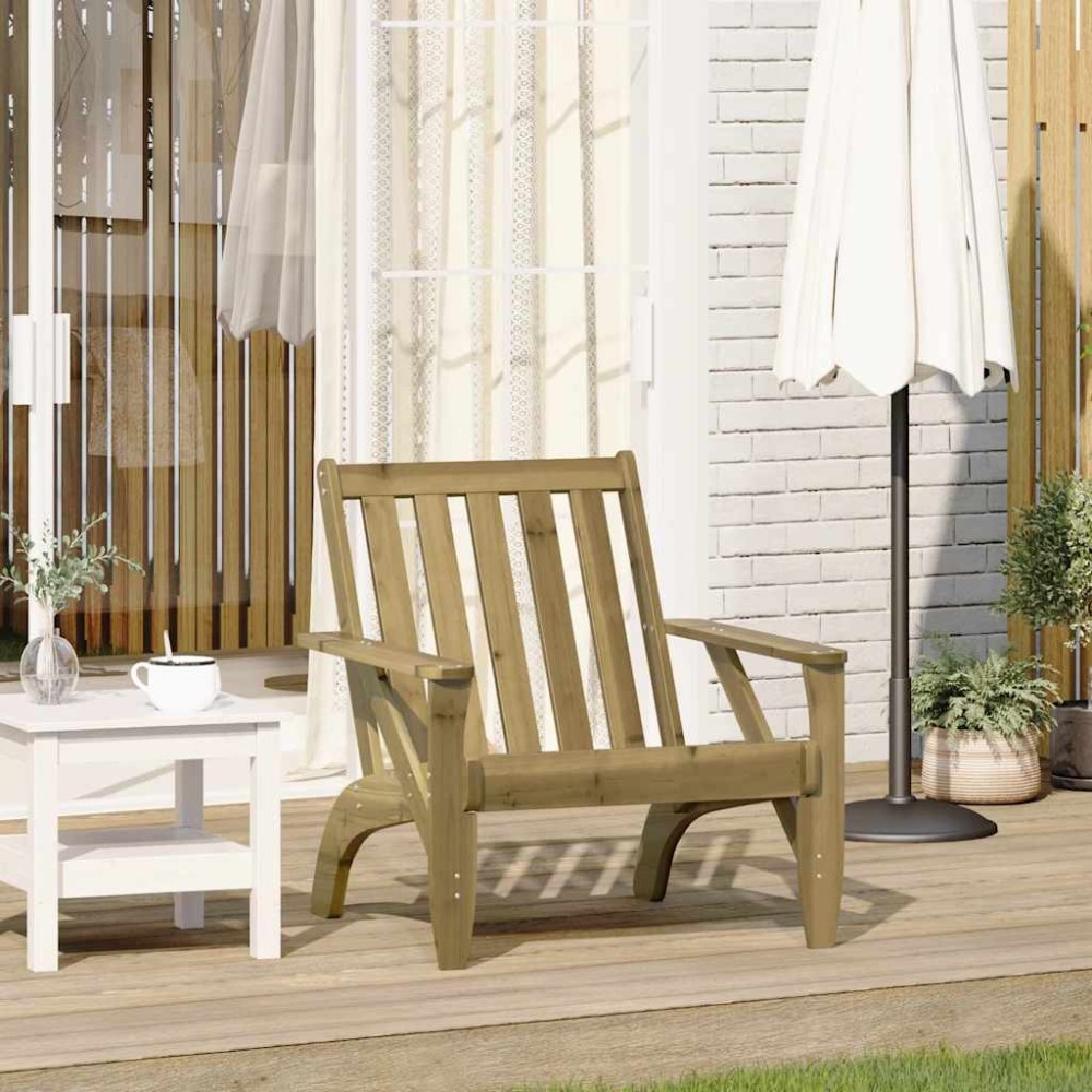 vidaXL Καρέκλα κήπου Adirondack 75x77x77cm Εμποτισμένο ξύλο πεύκο 1 τεμ.