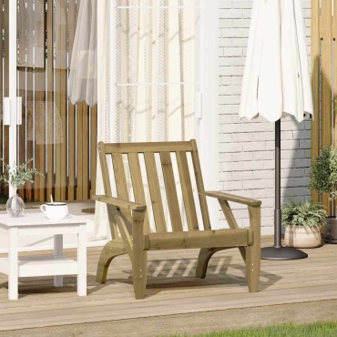 vidaXL Καρέκλα κήπου Adirondack 75x77x77cm Εμποτισμένο ξύλο πεύκο 1 τεμ.