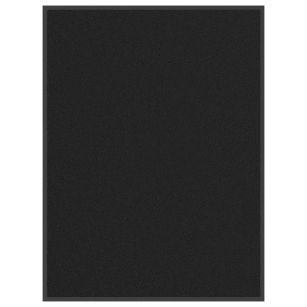 vidaXL Πατάκι Εισόδου Μαύρο 90 x 120 εκ.