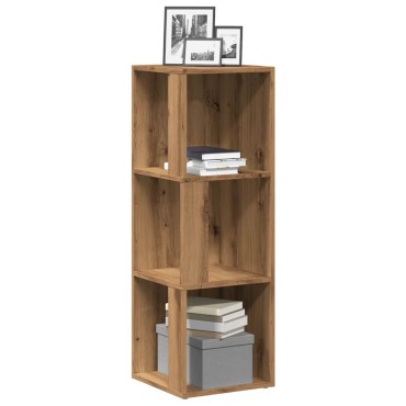 vidaXL Γωνιακό ντουλάπι Artisan Oak 33x33x100cm Κατασκευασμένο ξύλο